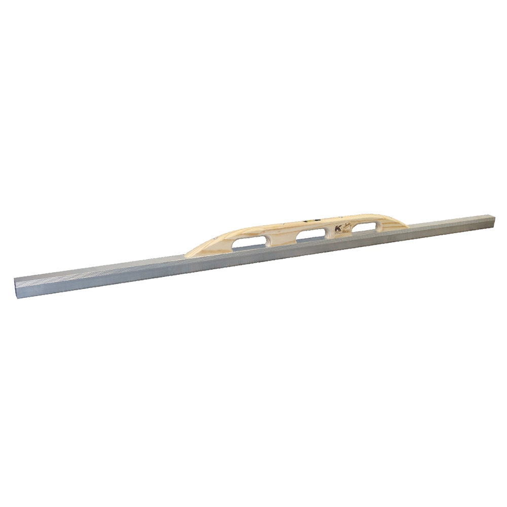 Buckaroo™ Straightedge with Level Vial Handle, this magnesium blade with wooden handles straight edge is available from Speedcrete, United Kingdom in various lengths.