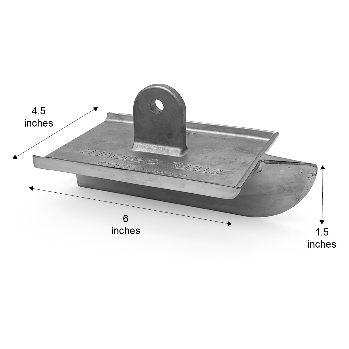 This concrete groover has a 1.5 inch blade and comes with a snap adapter which can be attached to snap poles 35mm for long reach on the slab. Available from Speedcrete, United Kingdom.