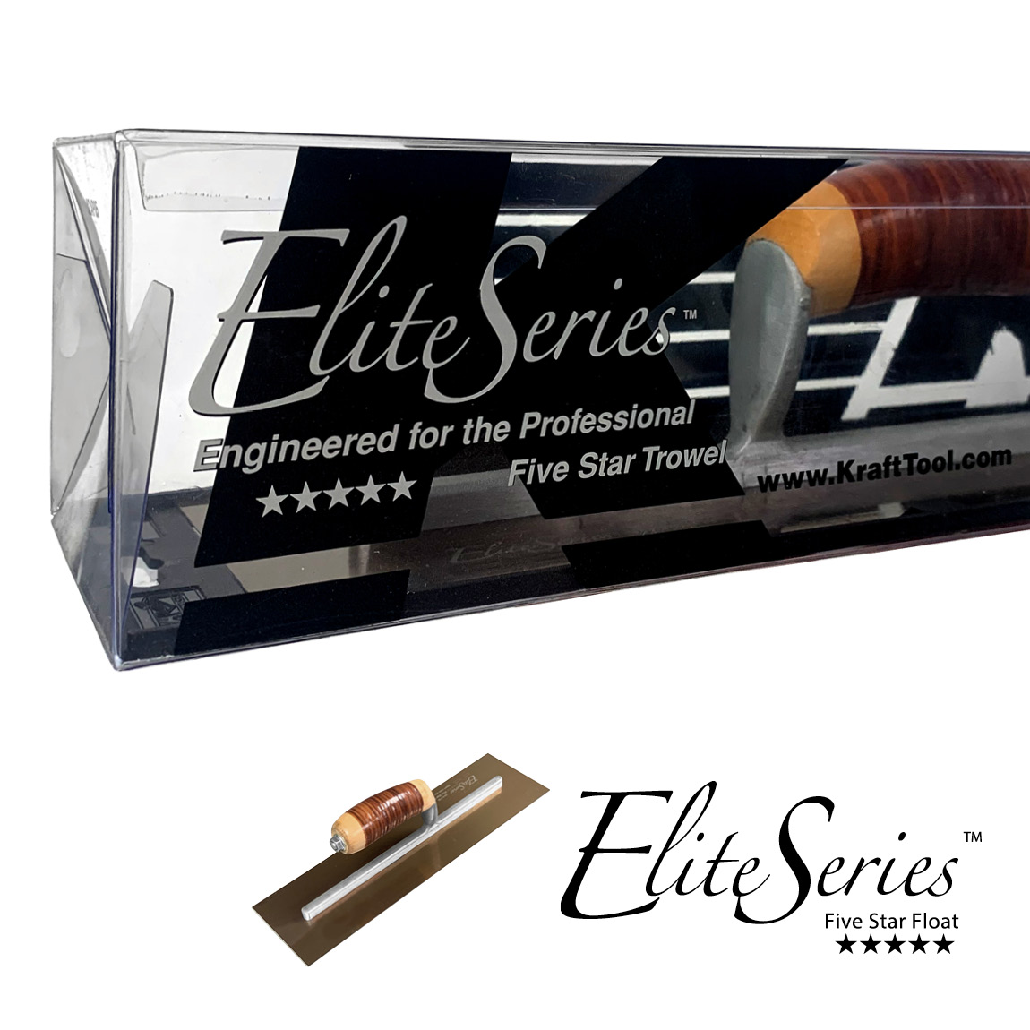 Elite Series Golden Stainless Steel Leather Grip