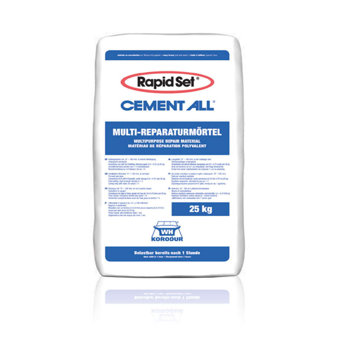 CEMENT ALL is a multipurpose product that can be used for general concrete repair, doweling and anchoring, industrial grouting, injection, formed work, airport projects, and highway repair. Available from Speedcrete, United Kingdom.