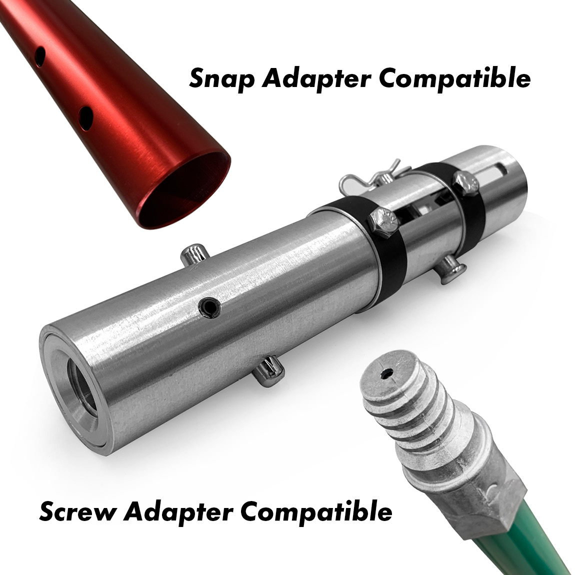 This Marion Brush Multi-Use Adapter is designed to be used with Marion's Chameleon finishing brush for an adjustable push-pull angle adjustment which allows the brush to make the correct pressure contact with the concrete. It can also be used for converti