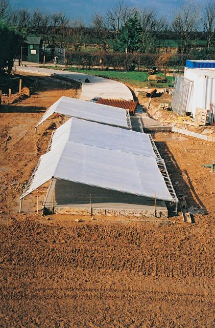 If you are laying concrete in rainy or hot conditions these specially designed Tents offer protection from what could be a very costly situation. Protect the concrete from rain and intense sunlight. available to hire or buy from Speedcrete, United Kingdom