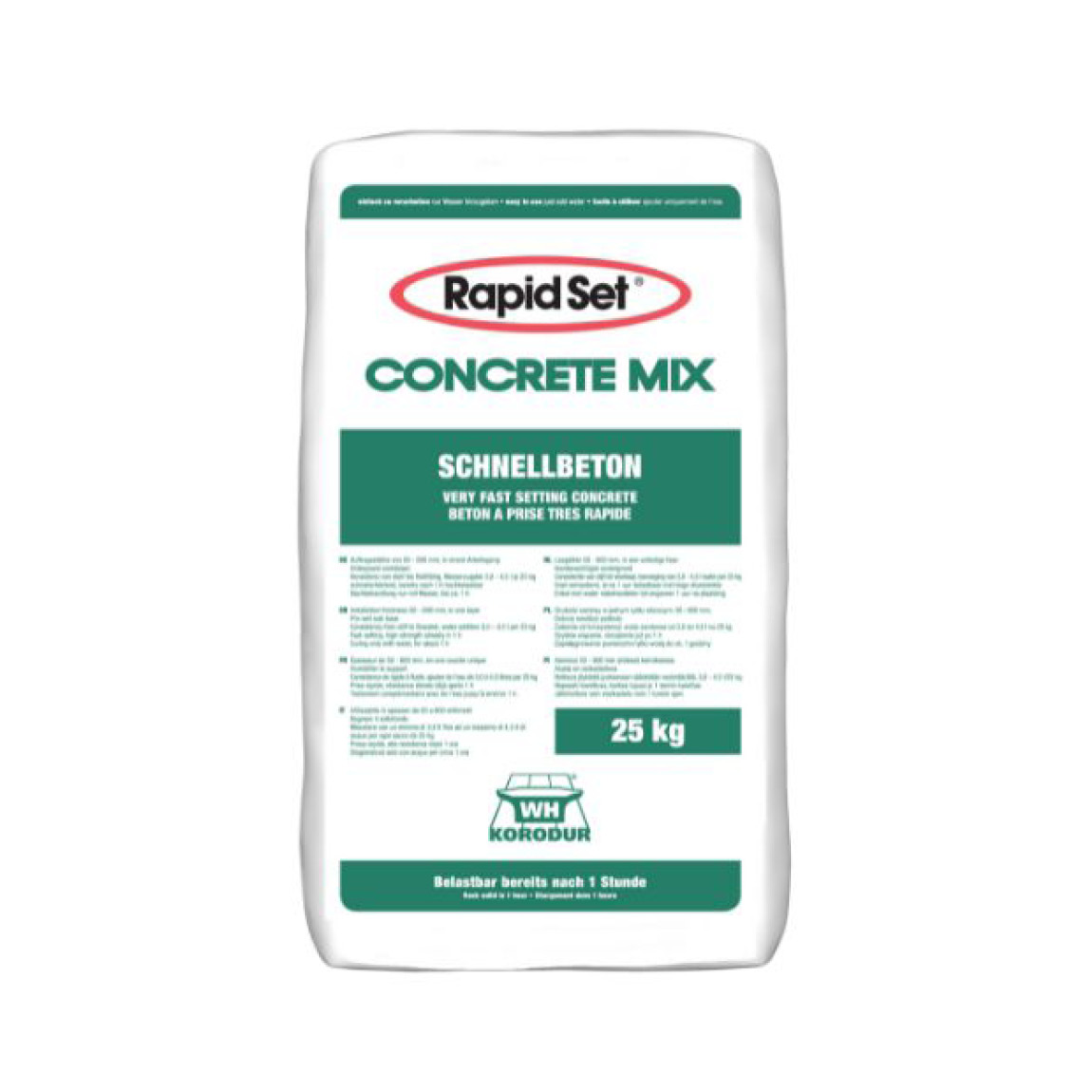 CONCRETE MIX is a workable, fast setting, high quality concrete repair and concrete restoration material, that is ideal where fast strength gain, high durability and low shrinkage are desired. 