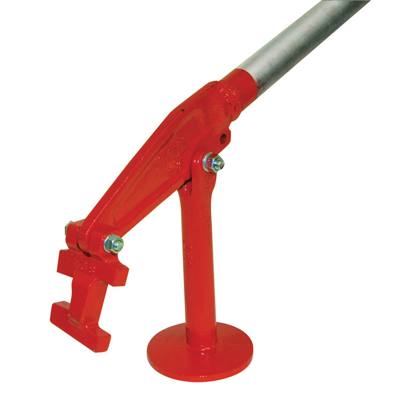 Stake extractor for removing stakes in the construction industry. This tool is used by concrete professionals when removing form work after concrete curing. Available from Speedcrete, United Kingdom.