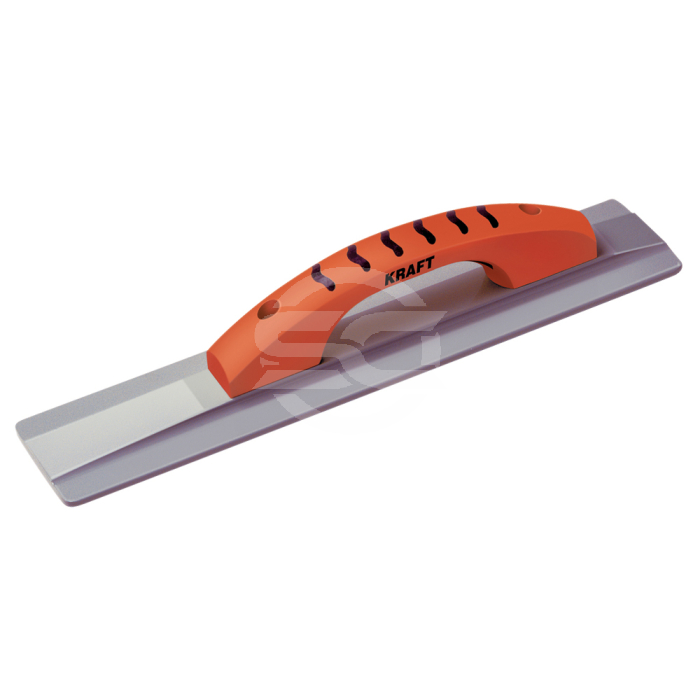 Magnesium Hand Trowels Square-Square. These Kraft hand tools are used by concrete professionals to work and finish areas around the slab edges. Available from Speedcrete, United Kingdom.