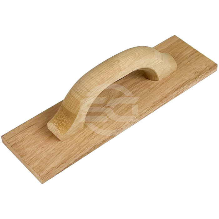 Cali Wood Hand Float with Wood Handle. These traditional wooden hand floats are used to smooth concrete around the edges of slabs. Available to buy from speedcrete, United Kingdom.