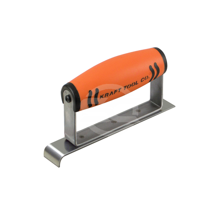 6" x 1" 1/4" R Stainless Steel Narrow Edger with ProForm® Handle. Kraft tools are available from Speedcrete, United Kingdom. Professional Concrete suppliers.