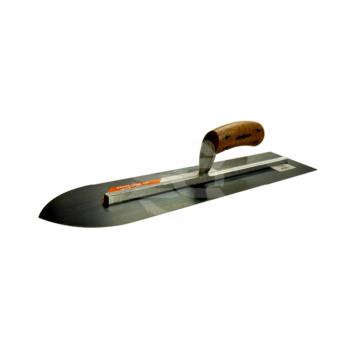 20" x 4 1/2" Elite Series Five Star™ Blue Steel Pointed Sword Trowel with Cork Handle. These concrete Kraft Tools are available in the United Kingdom via Speedcrete the concrete tool specialist.