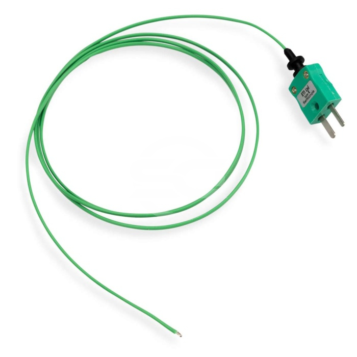 This heavy duty PTFE insulated wire temperature concrete probe is ideal for measuring the temperature. Available in 2000 mm versions. It is suitable for attaching to a wide range of ETI thermometers. Available from Speedcrete.