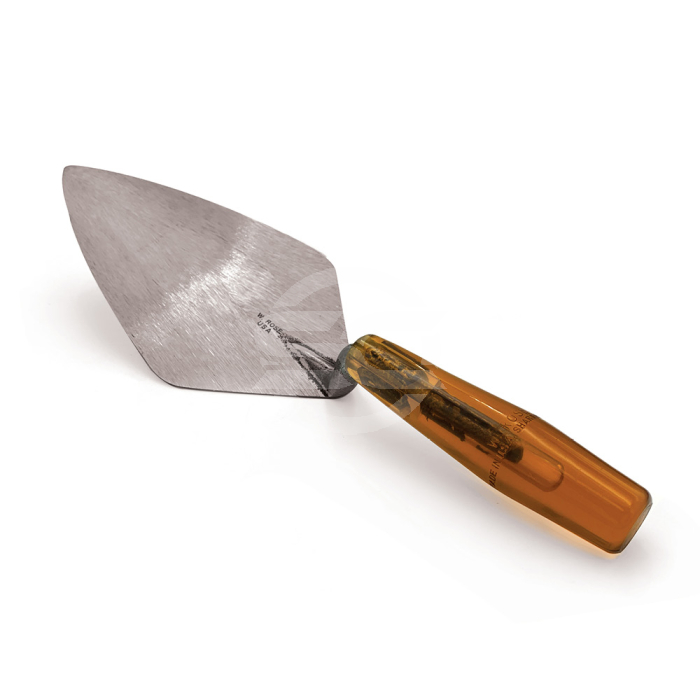 Plastic handle narrow trowels from W.rose, these professional brick trowels are masonry quality forged steel. Available from Speedcrete, United Kingdom.