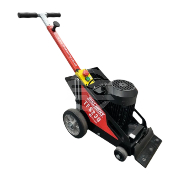 The updated for 2023 Floor stripper includes all new features including removeable handle for easy transit, Increased rigidity chassis and new oscillating "blade" motion for improved lift. The quick and easy blade replacement ensures strong control of the