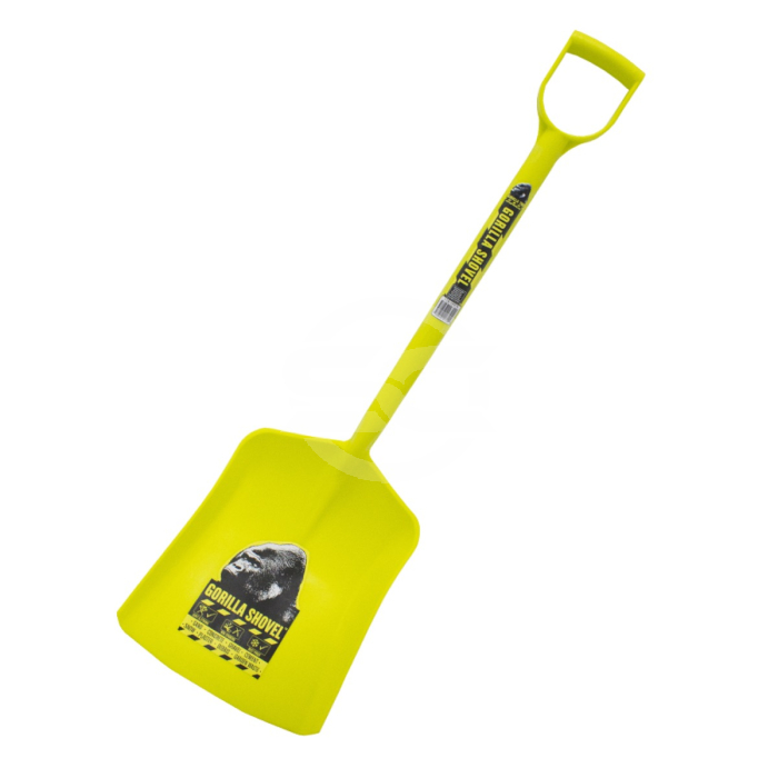The new Gorilla® Shovel is a tough Plastic shovel design for a multitude of tasks including DIY, Construction, Building, Clear up even cleaning out the horses, Available from Speedcrete, United Kingdom.