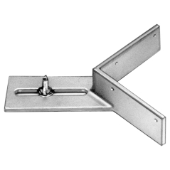 This Outside Corner Top Fitting attachment is used by brick laying professionals to hold profiles as part of a brick line system. Get the most accurate masonry projects complete to a high standard. Speedcrete, United Kingdom offer a range of brick and con