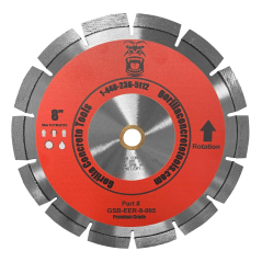 8 inch blade Premium Grade Gorilla Green. This diamond cutting blade is used to create expansion joints in concrete slabs and is used on the same day as the pour. Available from Speedcrete, United Kingdom.