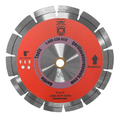 This Gorilla diamond blade is classed as the premium grade and is used on hard aggregate, non-abrasive sand for high production same day cutting. Available from Speedcrete, United Kingdom.