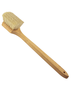 Long handle Wash Brush White Tampico Bristles