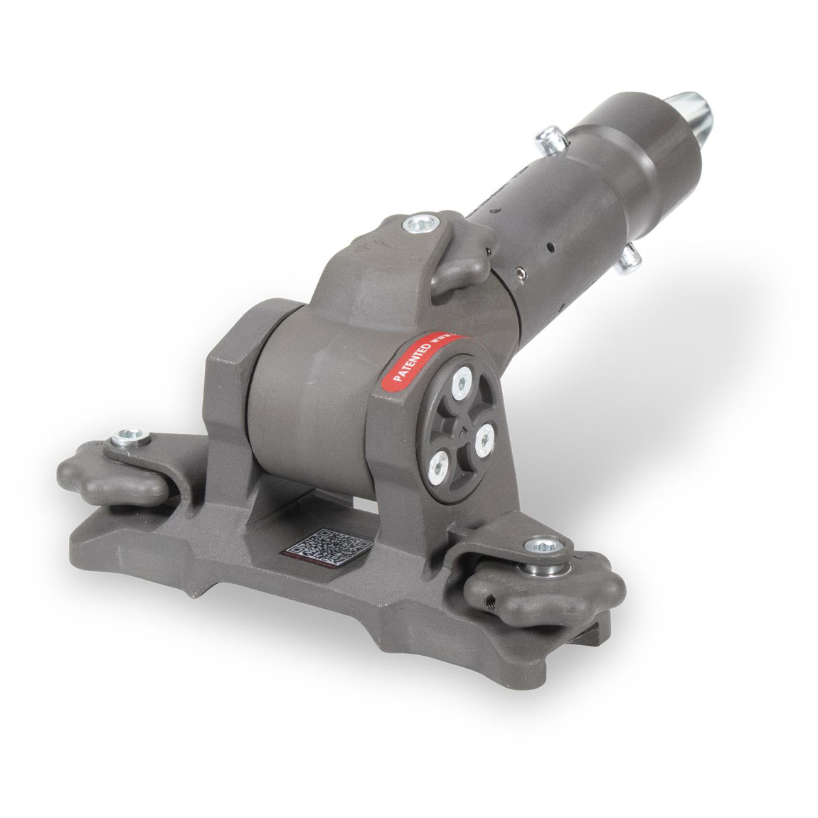 The Gen3 ProTilt™ with QAS Male Mounting Plate is a die-cast aluminum design with a gear-driven pivot tensioner that easily adjusts and locks to the Finisher’s desired angle. Concrete experts Speedcrete, United Kingdom.