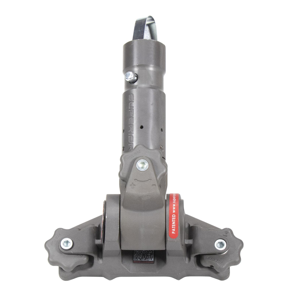 The Gen3 ProTilt™ with QAS Male Mounting Plate is a die-cast aluminum design with a gear-driven pivot tensioner that easily adjusts and locks to the Finisher’s desired angle. Concrete experts Speedcrete, United Kingdom.