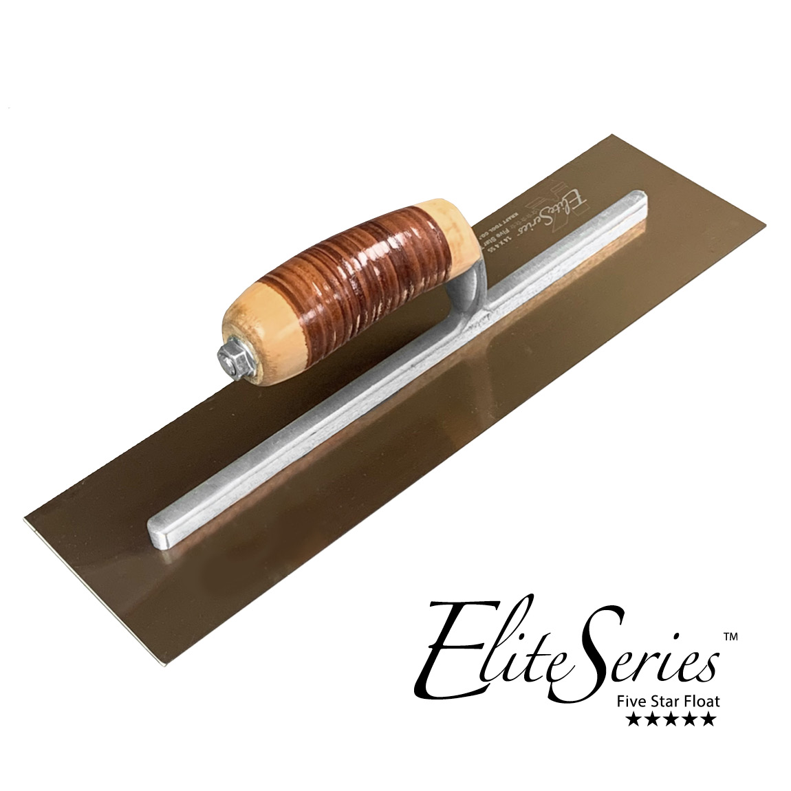 Elite Series Golden Stainless Steel Leather Grip