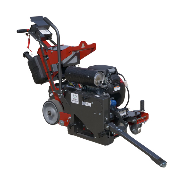 The GS-700 Self Propelled Early Entry Floor Saw can cut a 4 inch depth using a 14 inch blade. This floor cutter uses Diamond blades to create expansion joints to prevent damage caused by shrinkage. Available from Speedcrete, United Kingdom.