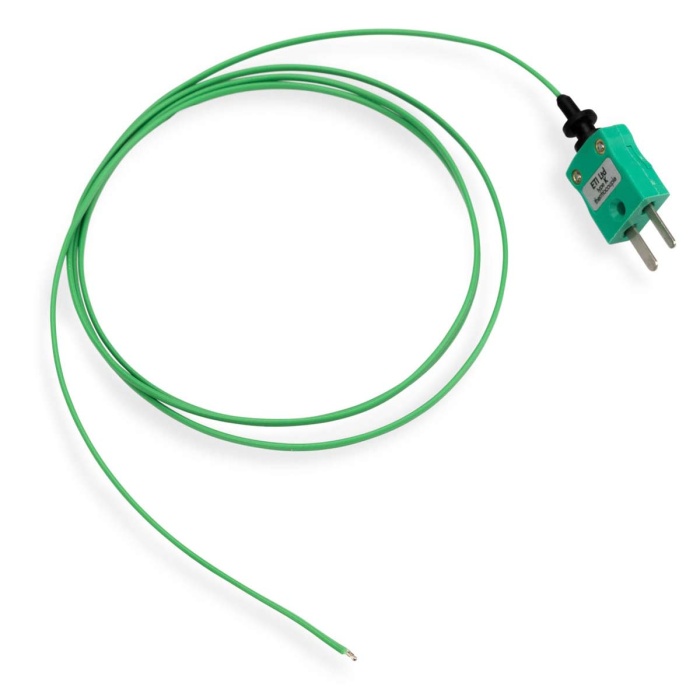 This heavy duty PTFE insulated wire temperature concrete probe is ideal for measuring the temperature. Available in 2000 mm versions. It is suitable for attaching to a wide range of ETI thermometers. Available from Speedcrete.