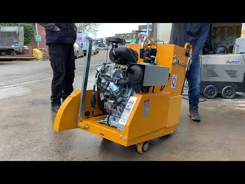 Barikell Floor Saw from Speedcrete United Kingdom. Concrete cutting machine.