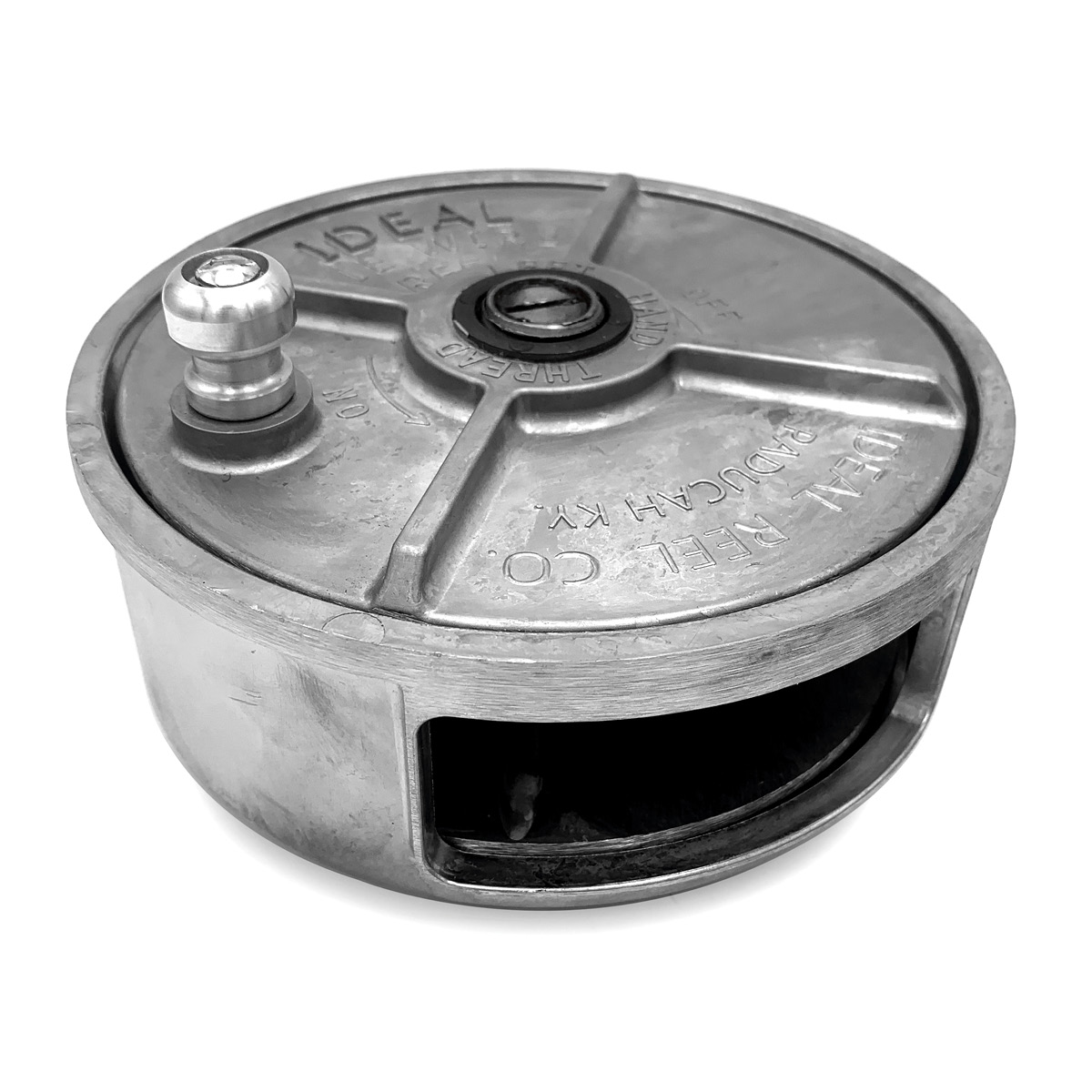 The true original Tie Wire Reel. Efficient and compact, ideally designed for rewound coils as the Ideal Reel’s dispenser center hole is rectangular with rounded corners supporting the quick reversing of the roll for right- or left-handed users. Features a