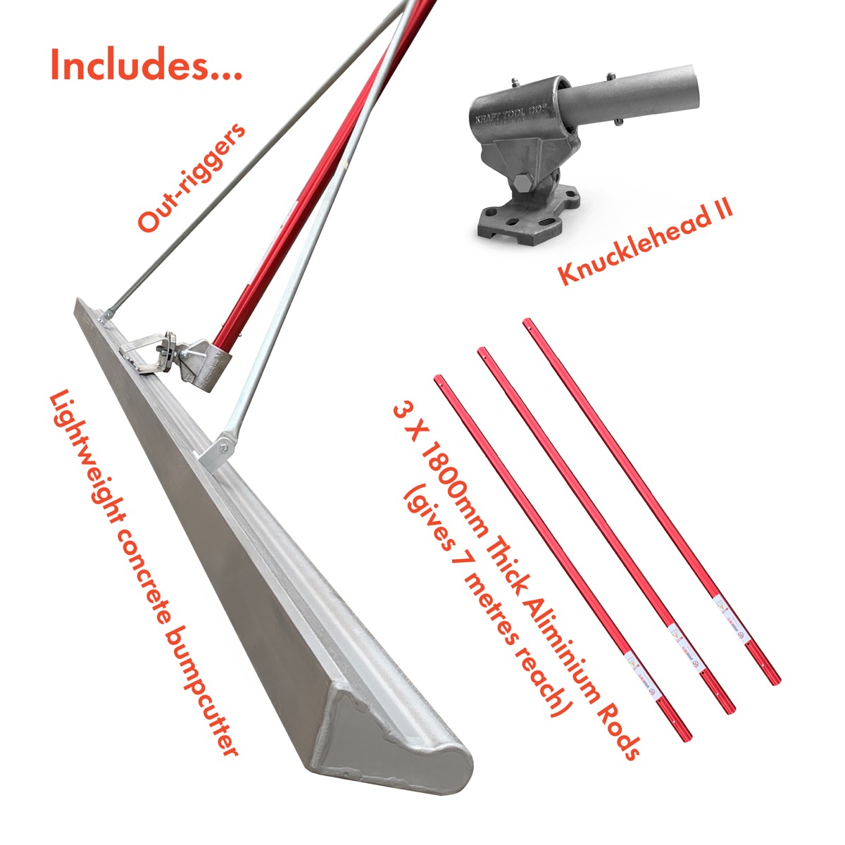 Light weight Magnesium Bump Cutter for concrete surface finishing float tool.
Supplied by Speedcrete, United Kingdom.