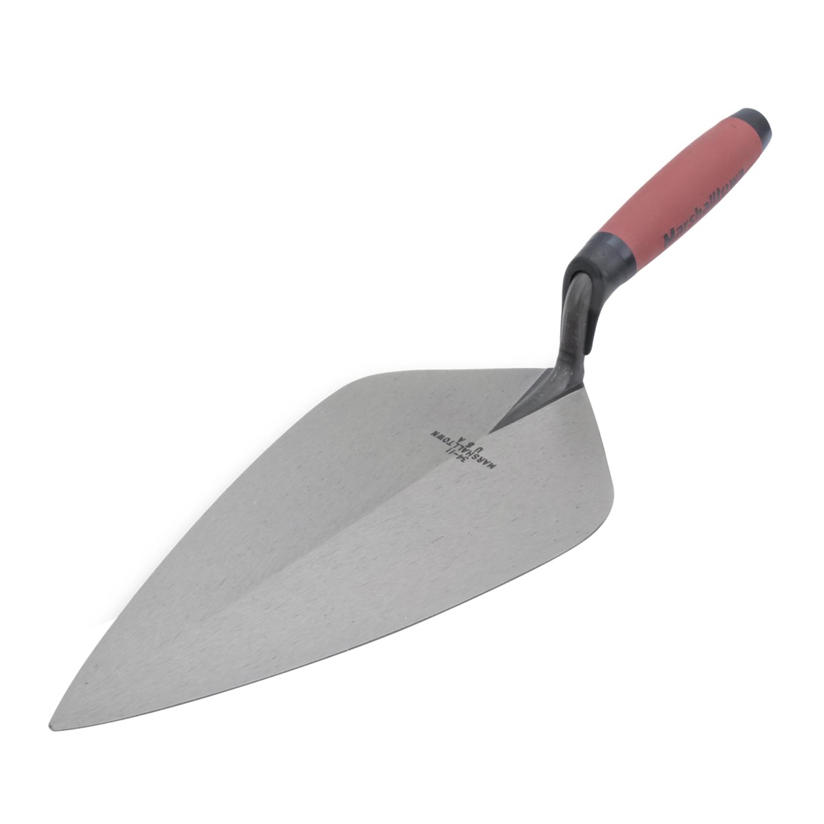 Wide Heel Marshalltown Brick Trowels for masonry professionals, available in the United Kingdom Via Speedcrete online shop and depots. 