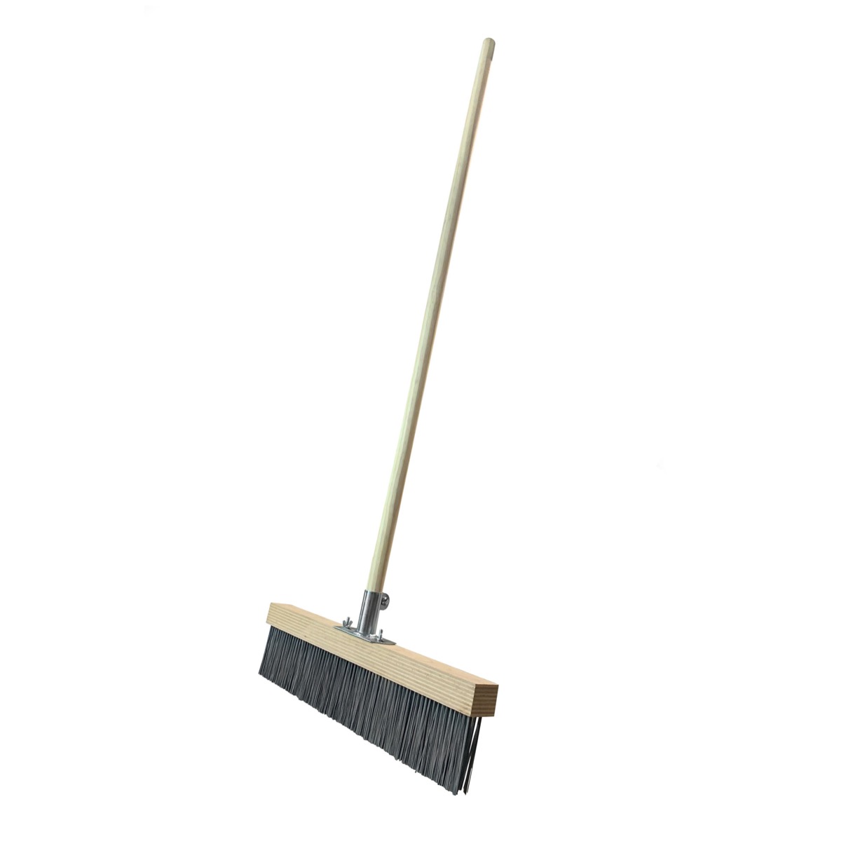 Concrete texturing brooms can be dragged across concrete to add a high grip finish. This sturdy wooden brush head houses the steel bristles. Available to purchase in the United Kingdom via Speedcrete.