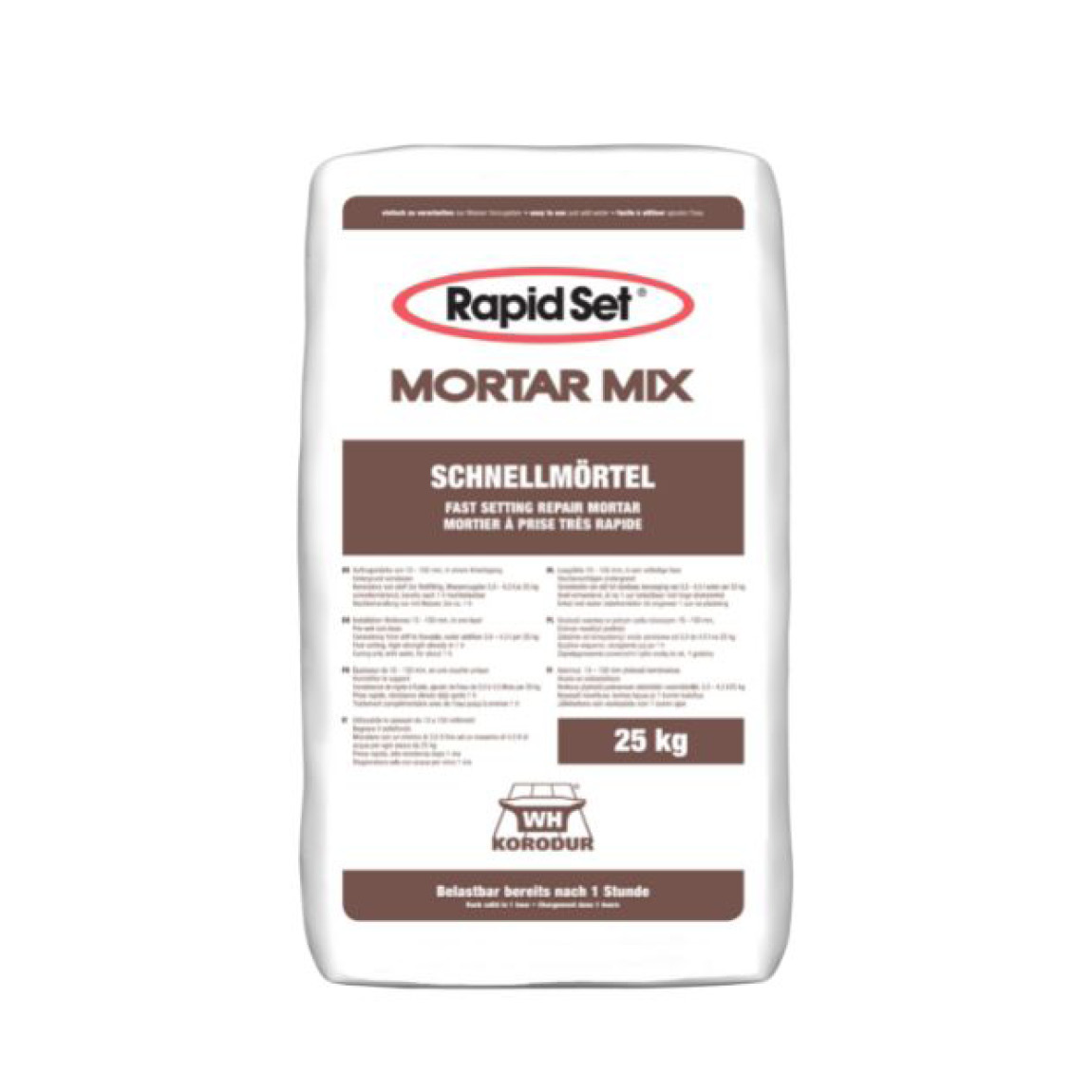 MORTAR MIX is a versatile product that can be used for general concrete repair, stucco & plaster repair, one-coat exterior plaster, mortar beds, underlayments, and formed work. Available from speedcrete, United Kingdom.