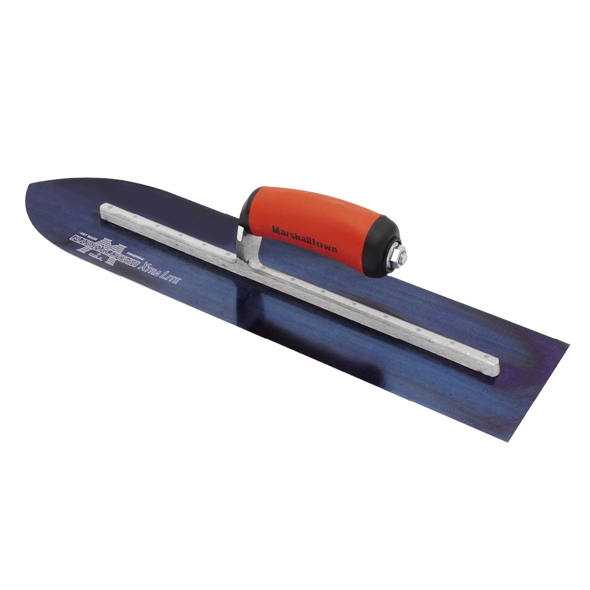 Pointed Concrete Finishing Trowel Blue Steel 18 inch