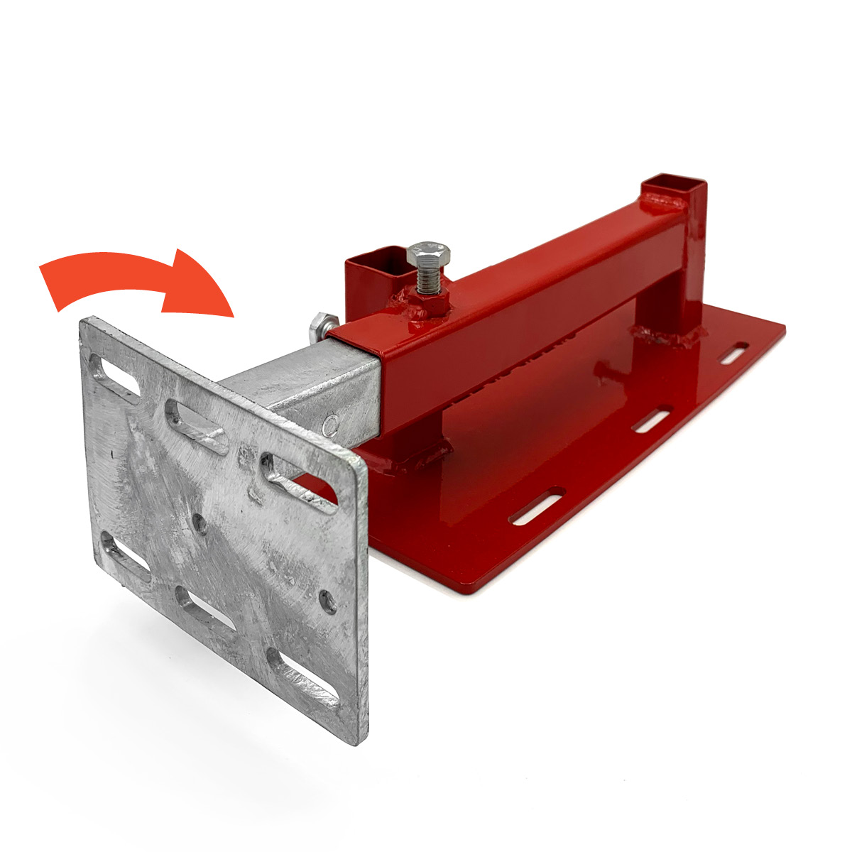 Speedcrete form work products for concrete pour security. Made from Steel, these robust forms can be secured with form stakes and be rested against or screwed into the form.