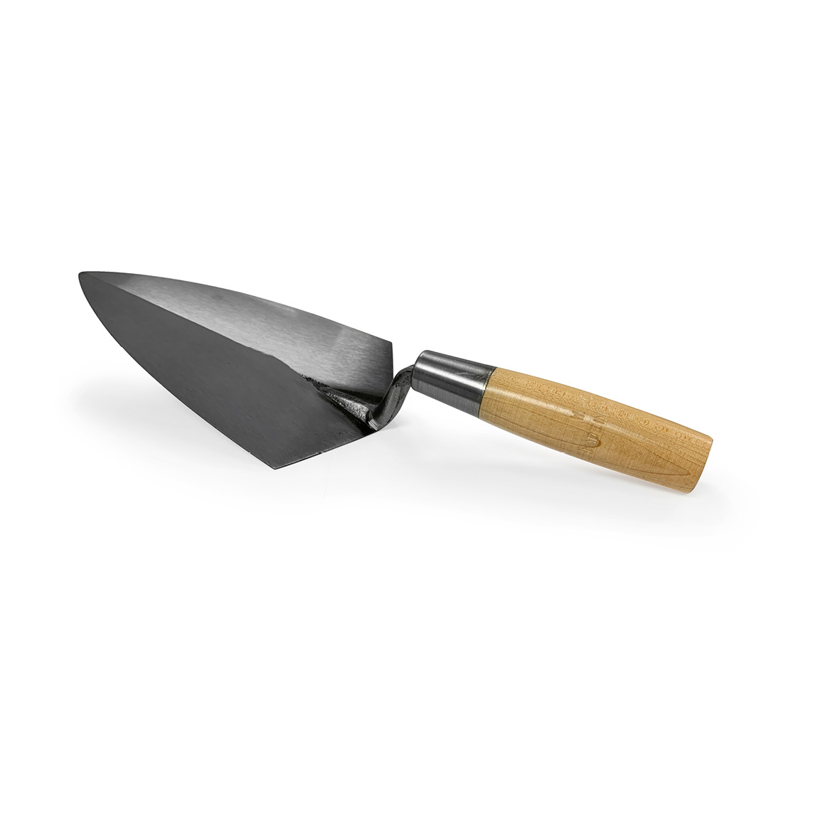 W.Rose Philadelphia Pattern brick trowel c/w Wooden grip. Each high quality brick trowel blade is hand polished for comfort and flexibility. Available from Speedcrete, United Kingdom.