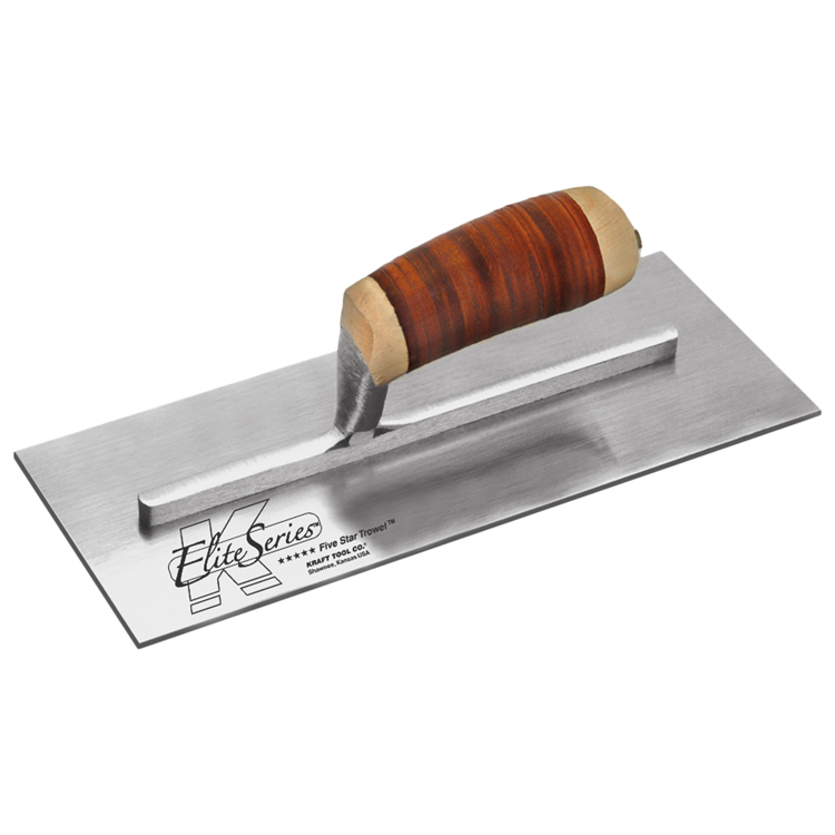 Broken-in and ready for use! Designed and engineered for the professional finisher. High quality carbon steel finishing trowel features a precision ground edge that is "broke-in" and ready for immediate use. Each trowel is made with state of the art machi