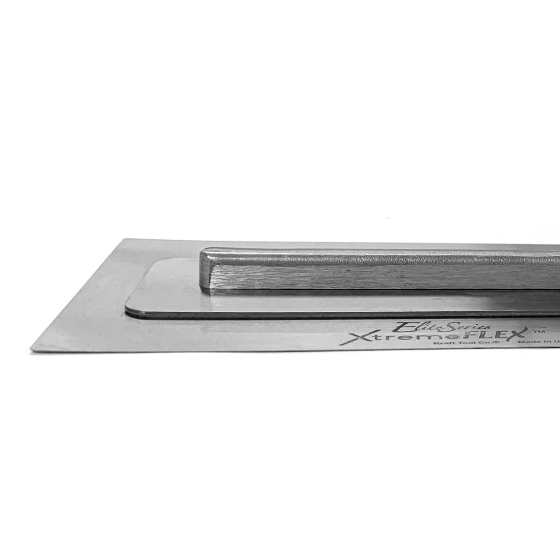 16" x 4" Elite Series Five Star™ XtremeFLEX™ Stainless Steel Trowel with Cork Handle. The professional plastering trowel with a unique blade flex. Available from Speedcrete, United Kingdom.