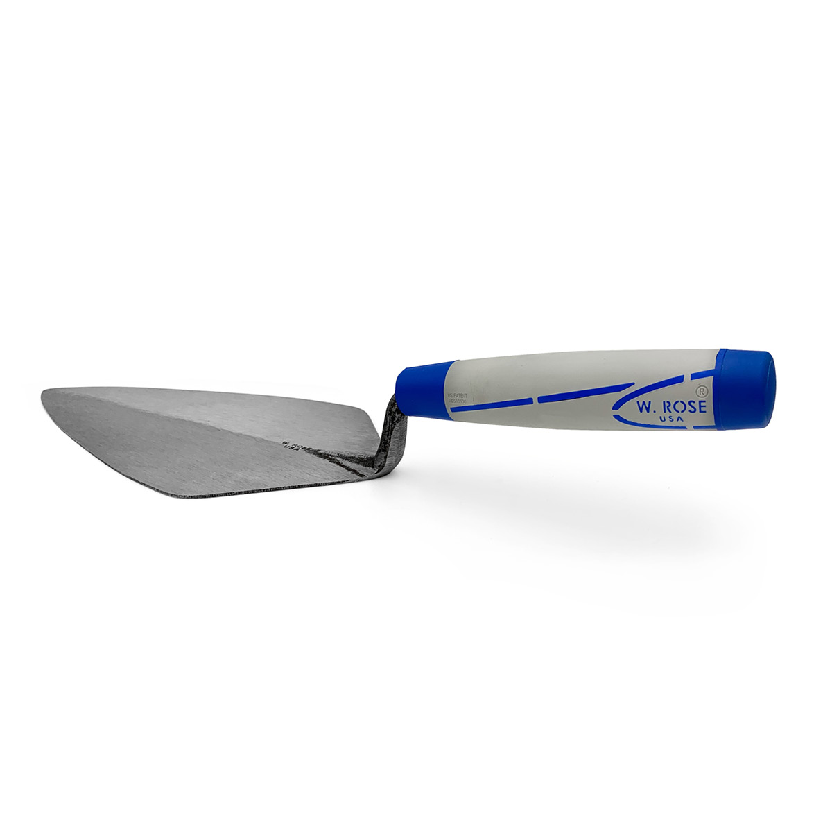 W.rose London narrow trowels are masonry professional standard brick trowels made from a single piece of forged steel. Available in the United Kingdom via Speedcrete.