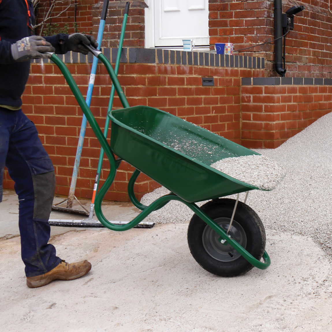 The resin forced action screed mixer offers meticulous blending and unparalleled performance. Resin Bound mixing can be achieved with 110v power. Available from Speedcrete, United Kingdom.