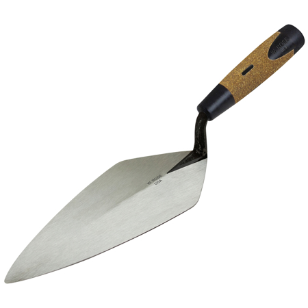 W.Rose Narrow London Brick Trowels Cork Handle