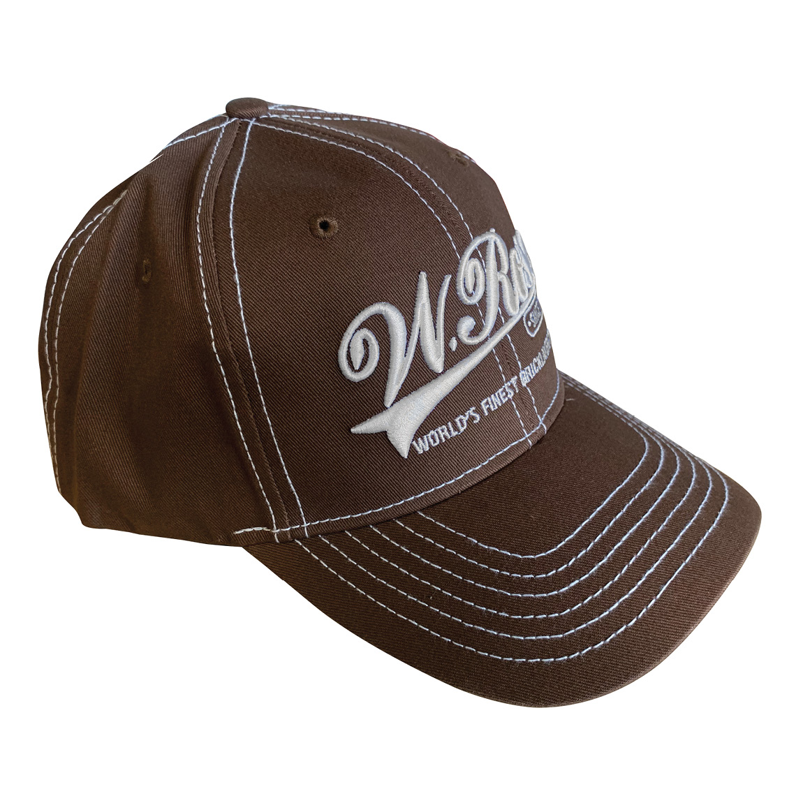 Show your W. Rose™ pride! Wear your favorite brick trowel brand for all the world to see. This cap protects your head and shields your eyes from the sun. The breathable fabric helps keep you cool in the summer. Distinctive white stitching stands out again