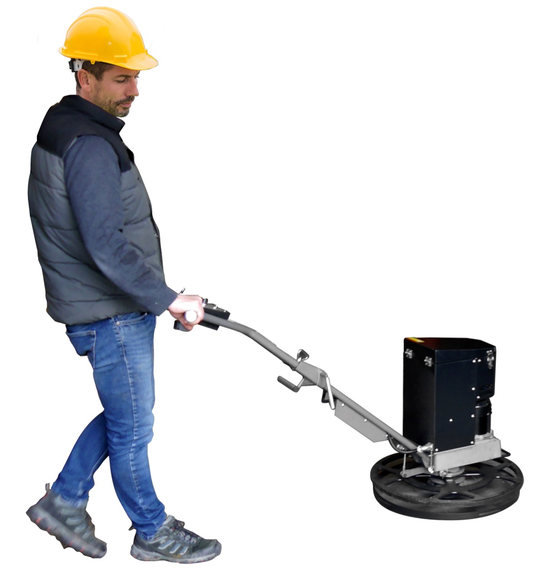 Choose from two battery powered models, the 24" four blade model or the 30" six blade model. These concrete edging trowels are used predominately for finishing indoor work to replace fuel driven models to negate fumes and to appease noise reduction specif