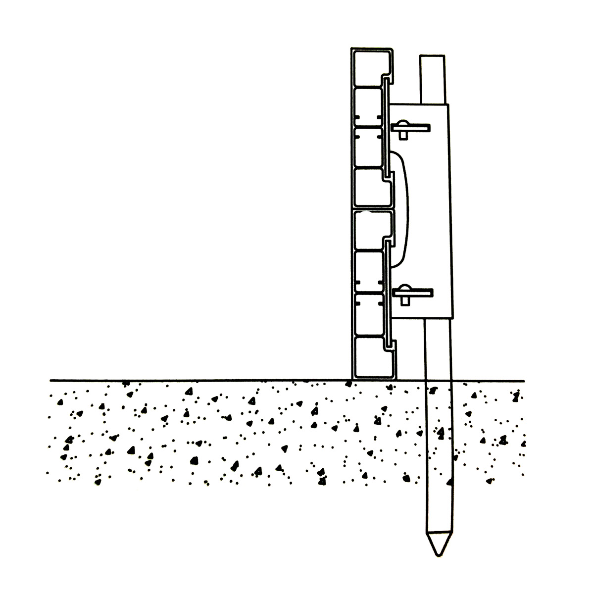 Stacking Pocket Stake Point [4"/100mm Form]