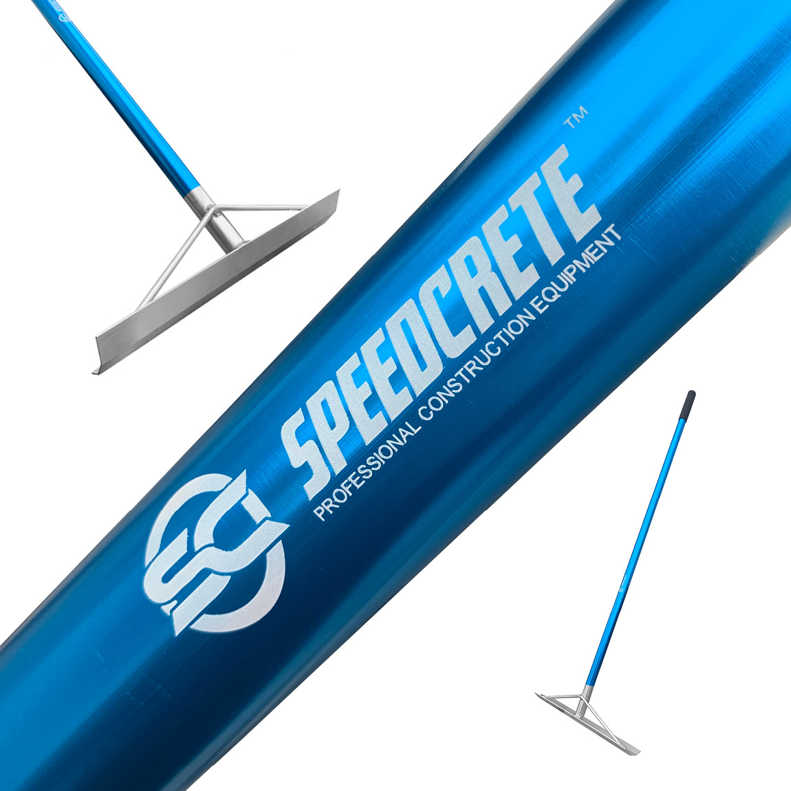 Concrete rakes, Texas Placers. Speedcrete concrete tool supplies. United Kingdom