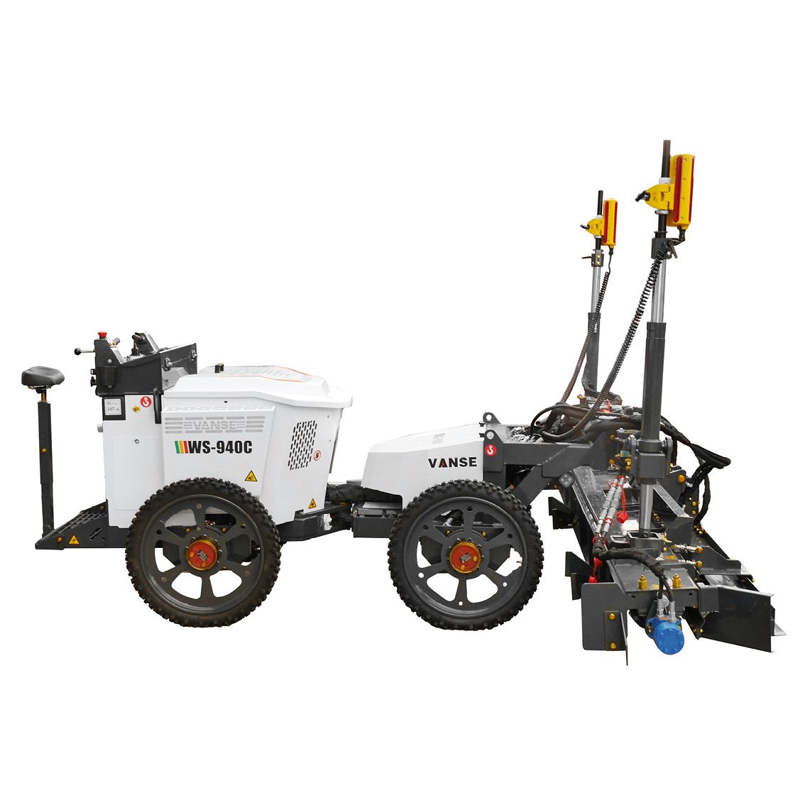 This ride-on laser screed accurately levels concrete whilst applying vibration. This hydraulically controlled laser screed offers enhanced productivity which means you can level concrete on large jobs quickly and accurately. Speedcrete.