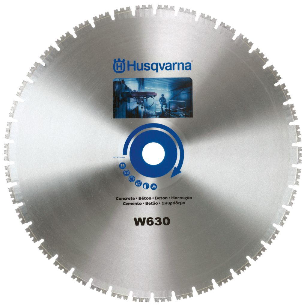 Husqvarna W630 | Diamond Blade | Slot cutting + Traffic Loops