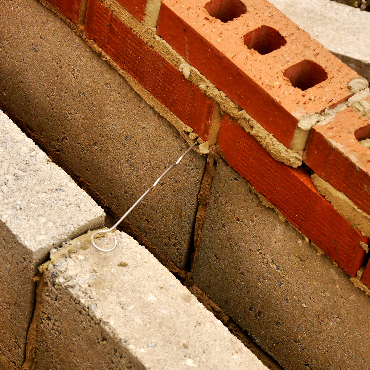 These general-purpose wall ties are used by bricklaying professionals on small commercial buildings and domestic dwellings. Available from Speedcrete, United Kingdom.