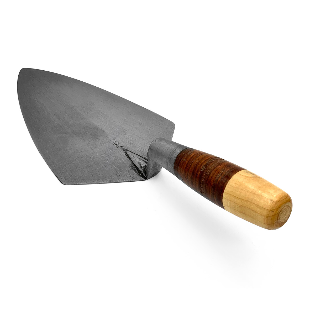 W.Rose trowels are made from a single piece of forged steel. These Wide heel W.Rose trowels with leather handles are now available to purchase in the United Kingdom via the online shop at Speedcrete.